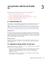 Предварительный просмотр 27 страницы Novell IFOLDER 3.6 - CROSS-PLATFORM Manual