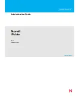 Novell IFOLDER 3.7 - SECURITY ADMINISTRATION Administration Manual предпросмотр