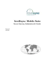 Novell INTELLISYNC MOBILE SUITE 7.0 Administrator'S Manual preview