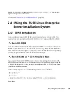 Предварительный просмотр 29 страницы Novell LINUX ENTERPRISE SERVER 10 - ARCHITECTURE-SPECIFIC INFORMATION 08-04-2006 Supplementary Manual