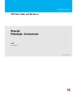 Предварительный просмотр 1 страницы Novell PLATESPIN ORCHESTRATE 2.0.2 - ADMINISTRATOR REFERENCE 06-17-2009 Client Manual