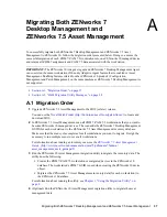 Preview for 37 page of Novell ZENWORKS 10 ASSET MANAGEMENT SP3 - MIGRATION GUIDE 10.3 23-03-2010 Manual