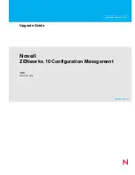 Novell ZENworks 10 Configuration Management Upgrade Manual preview