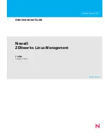 Novell ZENWORKS LINUX MANAGEMENT 7.3 IR2 Administration Manual preview