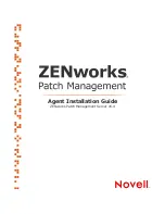 Preview for 1 page of Novell ZENWORKS PATCH MANAGEMENT 6.4 - AGENT Installation Manual