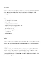 Preview for 2 page of Novetec NGL-LJSS-2 User Manual