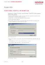 Предварительный просмотр 302 страницы Novexx Solutions ALS/XLS 204 Service & Installation Manual