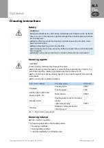 Preview for 2 page of Novexx Solutions ALX 73 Series Operating Manual