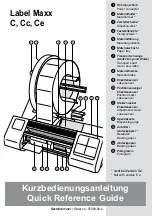 Предварительный просмотр 9 страницы Novexx Solutions Label Maxx C Manual