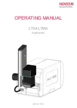 Предварительный просмотр 1 страницы Novexx Solutions LTMA Operating Manual