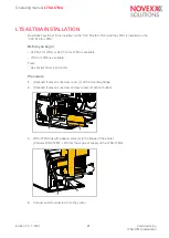 Предварительный просмотр 21 страницы Novexx Solutions LTMA Operating Manual