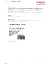 Предварительный просмотр 161 страницы Novexx Solutions XLP 504 Service Manual