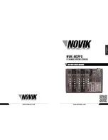 Preview for 1 page of Novik Neo NVK-802FX Instruction Manual