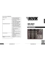 Preview for 11 page of Novik Neo NVK-802FX Instruction Manual