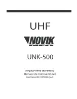 Novik Neo UNK-500 Operation Manual preview