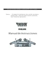 Предварительный просмотр 6 страницы Novik Neo UNK-500 Operation Manual