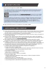 Preview for 16 page of Novita Humiperfect NH890 Operating Instructions And E-Warranty Application