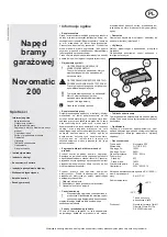 Preview for 15 page of Novoferm tormatic Novomatic 200 Installation, Operating And Maintenance Instructions