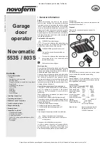 Preview for 13 page of Novoferm Novomatic 553S Manual