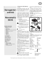 Preview for 6 page of Novoferm Novomatic 563 S Manual