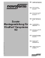 Preview for 1 page of Novoferm VivoPort K3 Installation Instructions Manual