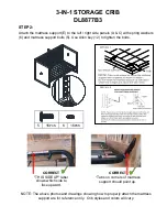 Preview for 7 page of Novogratz 3-IN-1 STORAGE CRIB DL8877B3 Instruction Manual