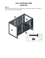 Preview for 8 page of Novogratz 3-IN-1 STORAGE CRIB DL8877B3 Instruction Manual