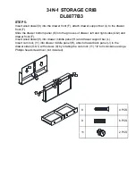 Preview for 10 page of Novogratz 3-IN-1 STORAGE CRIB DL8877B3 Instruction Manual