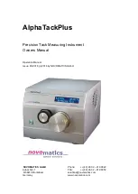 novomatics AlphaTackPlus Owner'S Manual preview