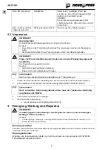 Preview for 12 page of NovoPress ACO102 Operating Manual