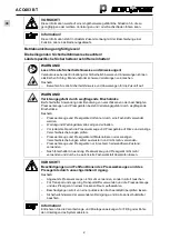 Предварительный просмотр 6 страницы NovoPress ACO403 BT Operating Manual