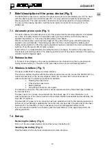 Preview for 23 page of NovoPress ACO403 BT Operating Manual