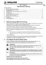 Preview for 5 page of NovoPress PowerCrimp Operating Manual