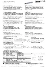 novotechnik LWH Series User Manual preview