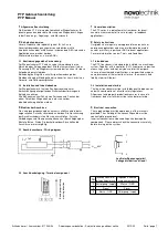 novotechnik PTP Series Manual предпросмотр