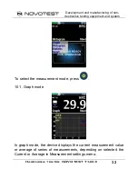 Предварительный просмотр 32 страницы NOVOTEST T-D3 Operating Manual