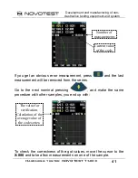 Предварительный просмотр 41 страницы NOVOTEST T-D3 Operating Manual