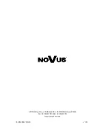 Предварительный просмотр 33 страницы Novus 2000 IP series User Manual