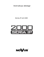 Предварительный просмотр 34 страницы Novus 2000 IP series User Manual