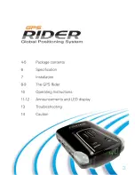 Предварительный просмотр 3 страницы Novus GPS Rider User Manual