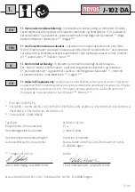 Preview for 3 page of Novus J-102 DA Translation Of The Original Operating Instructions