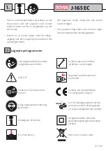 Preview for 19 page of Novus J-165 EC Translation Of The Original Operating Instructions