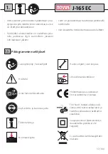 Preview for 37 page of Novus J-165 EC Translation Of The Original Operating Instructions