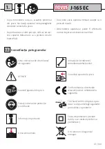 Preview for 61 page of Novus J-165 EC Translation Of The Original Operating Instructions