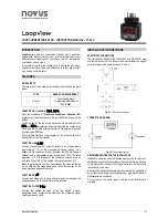 Novus Loopview Instruction Manual preview