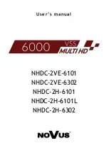 Novus MULTI HD NHDC-2H-6101 User Manual preview