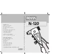 Предварительный просмотр 1 страницы Novus N120 Manual