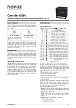 Novus N3000 Instruction Manual предпросмотр