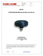 Novus NA103 User Manual preview