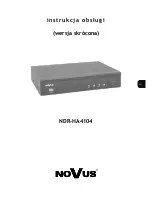 Предварительный просмотр 17 страницы Novus NDR-HA4104 User Manual